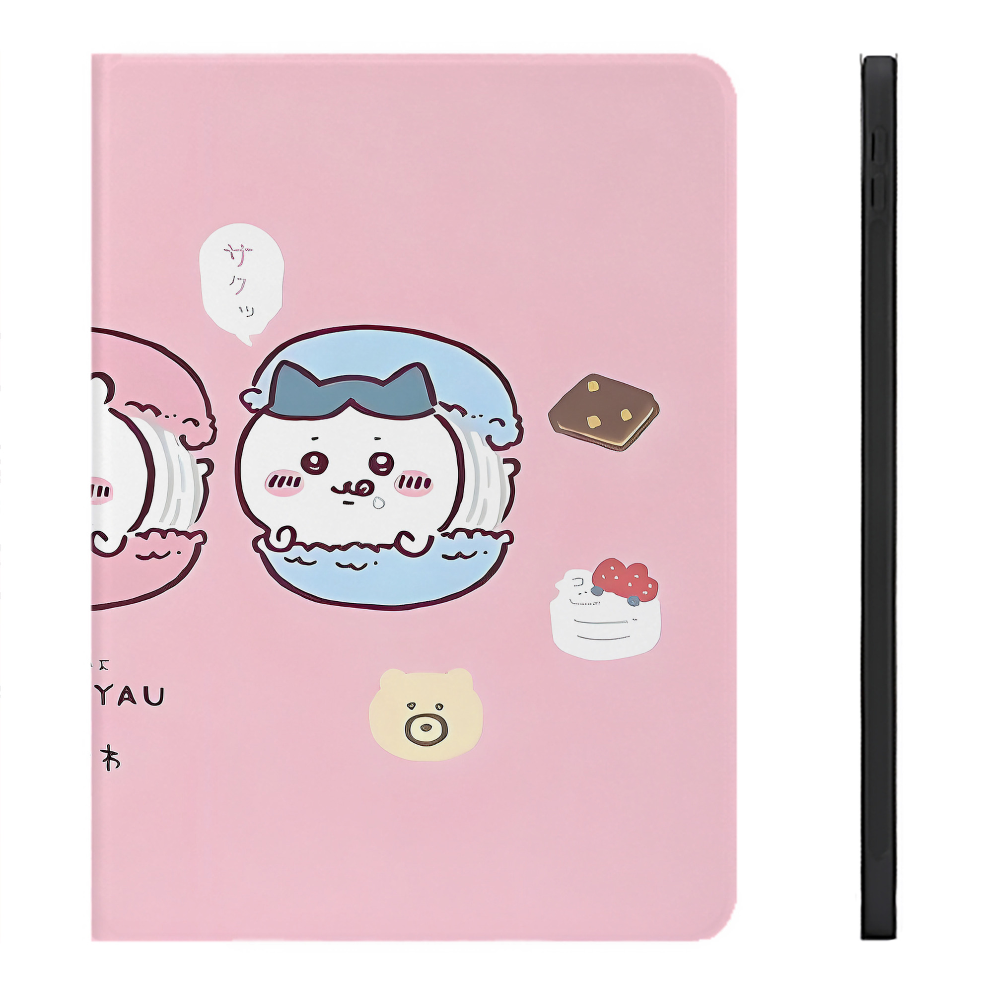 （画像用） ちいかわ Chii-kawa IPadケース ペンホルダー付き ブックスタイルデザイン